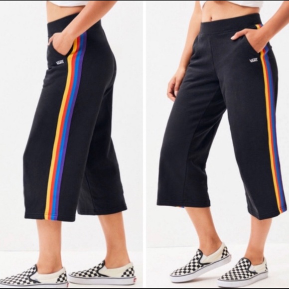 Vans Pants - NWT Vans Rainee Striped Crop Pant (M)